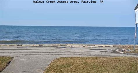 walnut creek erie, pa webcam live|SONS of Lake Erie, FishUSA and PFBC...